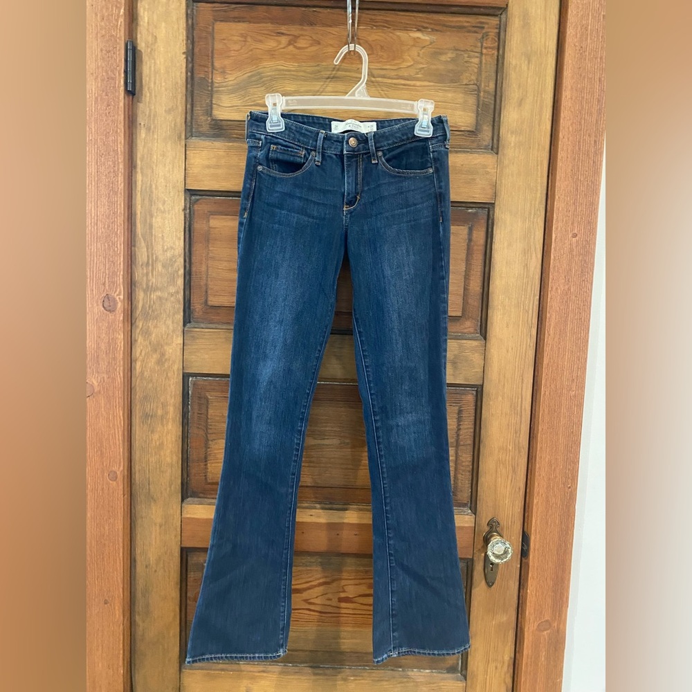 Abercrombie & Fitch Dark Blue Bootcut Jeans